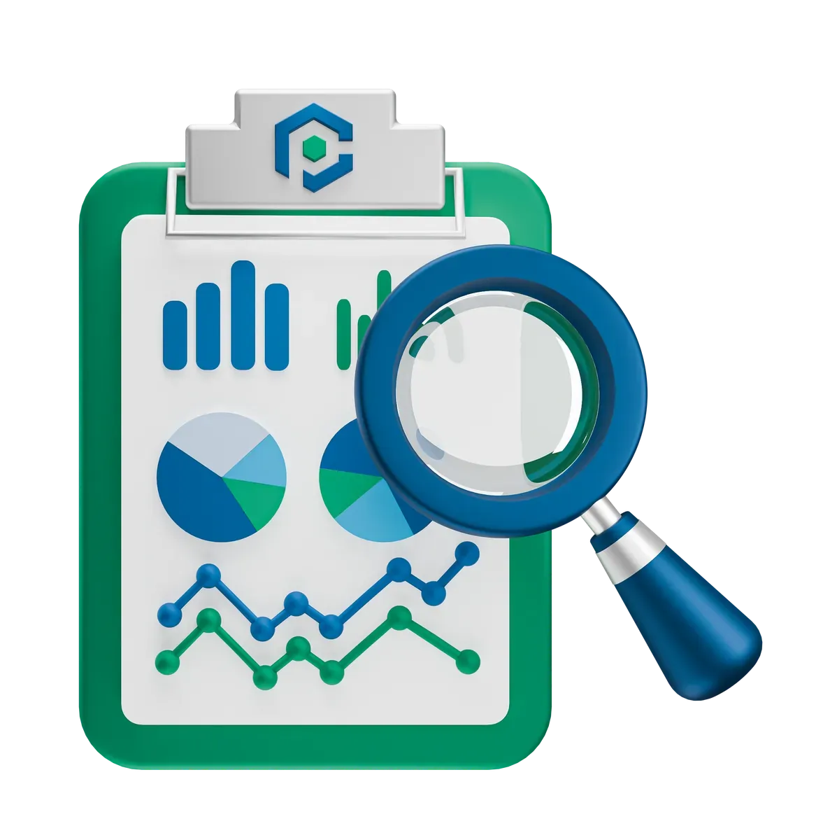 3D illustration of the assurance and compliance challenges CyPro Labs is solving